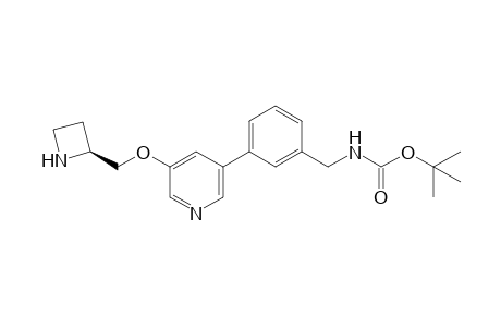 tert-Butyl[-3-[5-[(2(S)-Azetidinyl)methoxy]-3-pyridyl]benzyl]carbamate