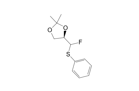 (R)-4-[FLUORO-(PHENYLTHIO)-METHYL]-2,2-DIMETHYL-1,3-DIOXOLANE;LESS-POLAR-DIASTEREOMER