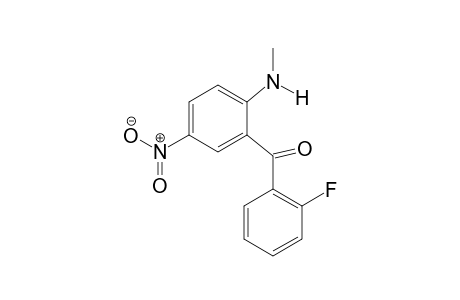 (2-fluorophenyl)(2-(methylamino)-5-nitrophenyl)methanone