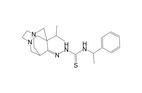 (9Z)-1-isopropyl-3,6-diazatricyclo[4.3.1.1~3,8~]undecan-9-one N-(1-phenylethyl)thiosemicarbazone