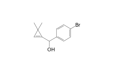 (4-bromophenyl)(3,3-dimethylcycloprop-1-en-1-yl)methanol