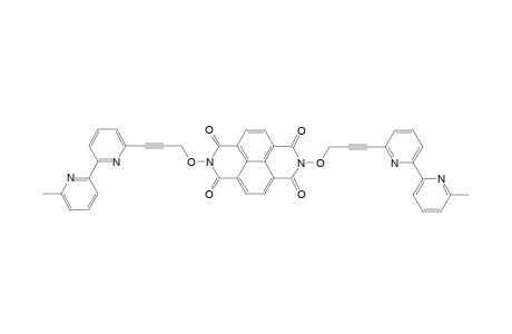 N,N'-bis[3-(6'-methyl-2,2'-bipyridin-6-yl)prop-2-ynyloxy]naphthalene1,8:4,5-tetracarboximide
