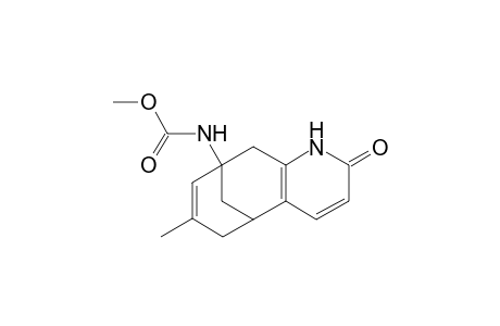 5,6,9,10-Tetrahydro-9-(methoxycarbonylamino)-7-methyl-5,9-methano-1H-cycloocta[b]pyridin-2-one