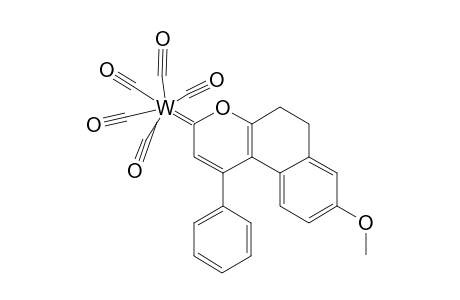 PENTACARBONYL-(7-METHOXY-4-PHENYL-9,10-DIHYDRO-2H-BENZO-[D]-CHROMEN-2-YLIDENE)-TUNGTEN