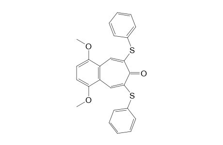 1,4-Dimethoxy-6,8-bis-phenylsulfanyl-benzocyclohepten-7-one