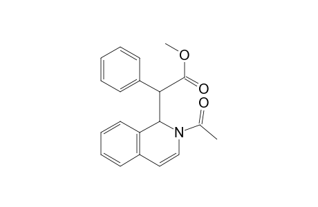 2-Acetyl-1-[.alpha.-(methoxycarbonyl)benzyl]-1,2-dihydroisoquinoline