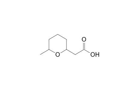 2-(6-methyloxan-2-yl)acetic acid