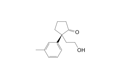 (S)-2-(2-hydroxyethyl)-2-(m-tolyl)cyclopentan-1-one