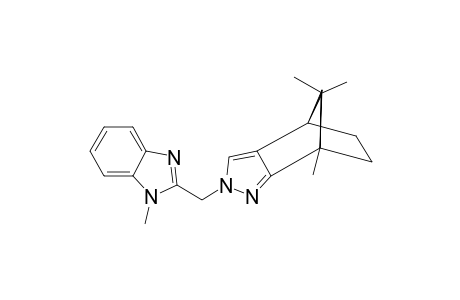 (4S,7R)-7,8,8-TRIMETHYL-2-[(1-METHYL-1-H-BENZIMIDAZOL-2-YL)-METHYL]-4,5,6,7-TETRAHYDRO-4,7-METHANO-2-H-INDAZOLE