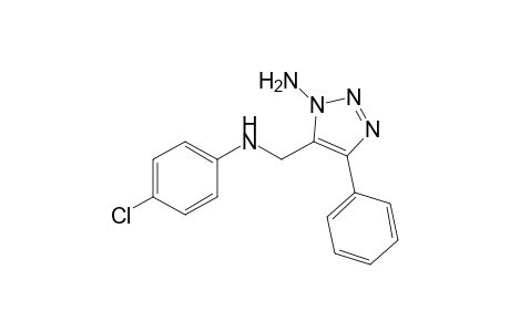 1-AMINO-5-(p-CHLORO-PHENYL)-AMINO-METHYL-4-PHENYL-1,2,3-TRIAZOLE