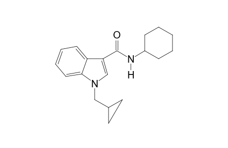 N-Cyclohexyl-1-(cyclopropylmethyl)-1H-indole-3-carboxamide