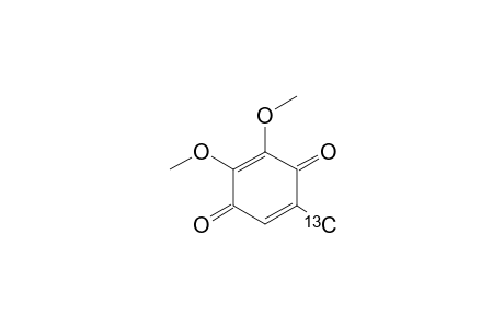 (5-CH3-C-13)-2,3-DIMETHOXY-5-METHYL-2,5-CYCLOHEXADIENE-1,4-DIONE