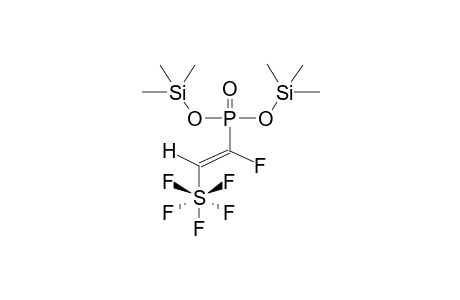 DI(TRIMETHYLSILYL) (E)-1-FLUORO-2-(PENTAFLUORO-LAMBDA6-SULPHANYL)ETHENYLPHOSPHONATE