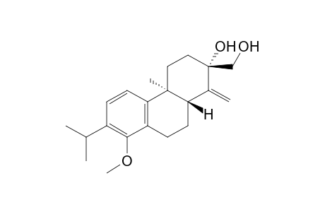 (2S,4aS,10aR)-2-(hydroxymethyl)-7-isopropyl-8-methoxy-4a-methyl-1-methylene-1,2,3,4,4a,9,10,10a-octahydrophenanthren-2-ol