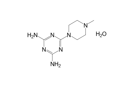 2,4-diamino-6-(4-methyl-1-piperazinyl)-s-triazine, hydrate