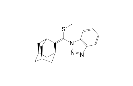 1-ADAMANTYLIDENE-METHANE-SULPHINYL-METHYL-1H-BENZOTRIAZOLE