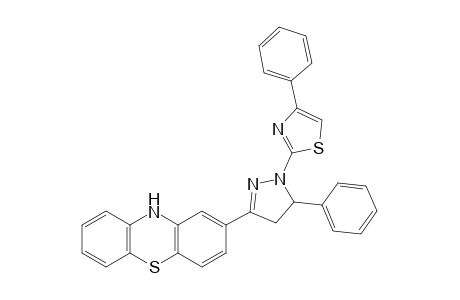 2-(4,5-dihydro-5-phenyl-1-(4-phenylthiazol-2-yl)-1H-pyrazol-3-yl)-10H-phenothiazine