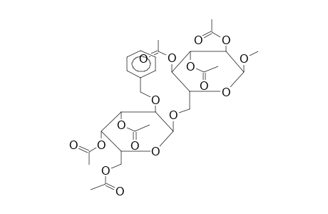 METHYL 2,3,4-TRI-O-ACETYL-6-O-(3,4,6-TRI-O-ACETYL-2-O-BENZYL-ALPHA-D-GALACTOPYRANOSYL)-ALPHA-D-GLUCOPYRANOSIDE