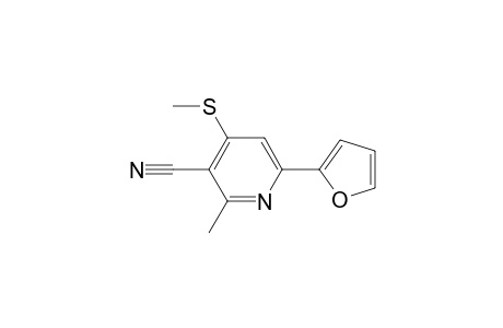 6-(2-furanyl)-2-methyl-4-(methylthio)-3-pyridinecarbonitrile