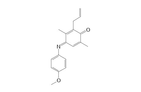 (E)-2-ALLYL-4-((4-METHOXYPHENYL)-IMINO)-3,6-DIMETHYLCYCLOHEXA-2,5-DIENONE