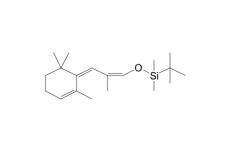 Silane, (1,1-dimethylethyl)dimethyl[[2-methyl-3-(2,6,6-trimethyl-2-cyclohexen-1-ylidene)-1-propenyl]oxy]-