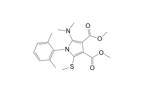 Dimethyl 5-(dimethylamino)-1-(2,6-dimethylphenyl)-2-(methylthio)-1H-pyrrole-3,4-dicarboxylate