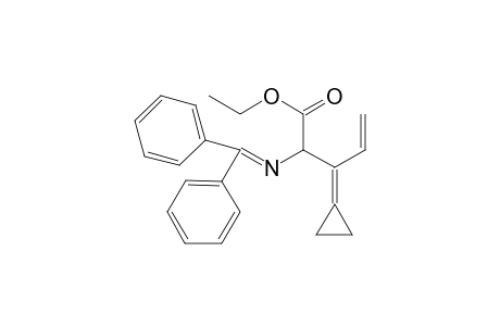 2-(benzhydrylideneamino)-3-cyclopropylidene-pent-4-enoic acid ethyl ester