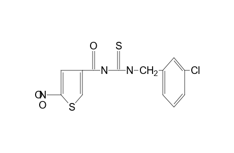 1-(m-chlorobenzyl)-3-(5-nitro-3-thenoyl)-2-thiourea