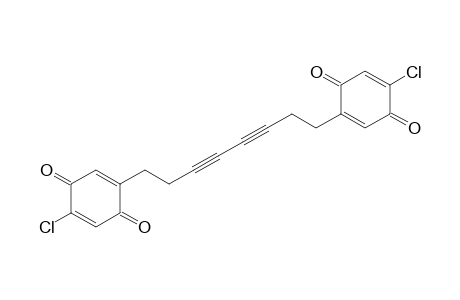 2-Chloranyl-5-[8-[4-chloranyl-3,6-bis(oxidanylidene)cyclohexa-1,4-dien-1-yl]octa-3,5-diynyl]cyclohexa-2,5-diene-1,4-dione