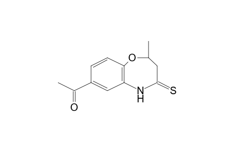 7-Acetyl-2-methyl-2,3-dihydro-(1,5)benzoxazepin-4(5H)-thione