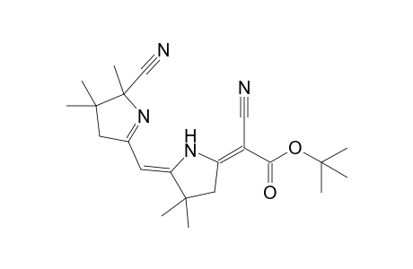 Acetate, 2-cyano-2-(5-[1-(2-cyano-2,3,3-trimethyl-3,4-dihydro-2H-5-pyrrolyl)methylidene]-4,4-dimethyltetrahydro-1H-2-pyrrolyden)-, (1,1-dimethylethyl) ester