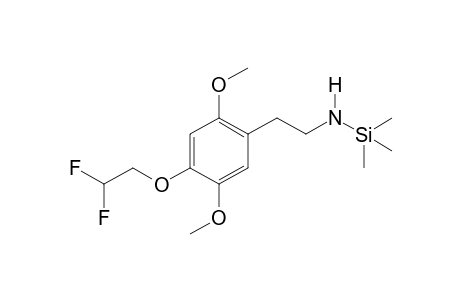 4-(2-Difluoroethoxy)-2,5-dimethoxyphenethylamine TMS