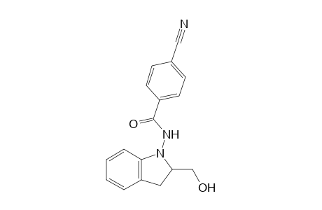 1-(4-Cyanobenzoylamino)-2-hydroxymethylindoline