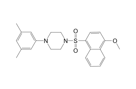 1-(3,5-Dimethyl-phenyl)-4-(4-methoxy-naphthalene-1-sulfonyl)-piperazine