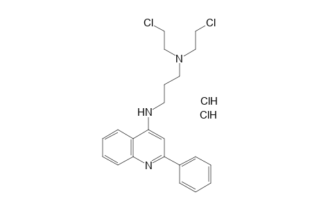 4-{3-[bis(2-chloroethyl)amino]propylamino}-2-phenylquinoline, dihydrochloride