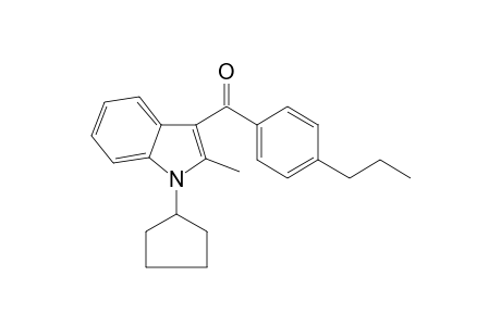 1-Cyclopentyl-2-methyl-3-(4-propylbenzoyl)indole