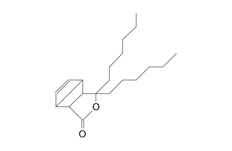 5,5-Dihexyl-4-oxa-endo-tricyclo-[5.2.1.0(2,6)]-dec-8-en-3-one