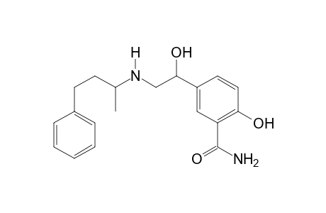 2-Hydroxy-5-(1-hydroxy-2-[(1-methyl-3-phenylpropyl)amino]ethyl)benzamide