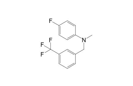 4-Fluoro-N-methyl-N-([3-(trifluoromethyl)phenyl]methyl)aniline