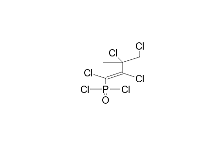 (E)-1,2,3,4-TETRACHLORO-3-METHYL-1-BUTENYLDICHLOROPHOSPHONATE