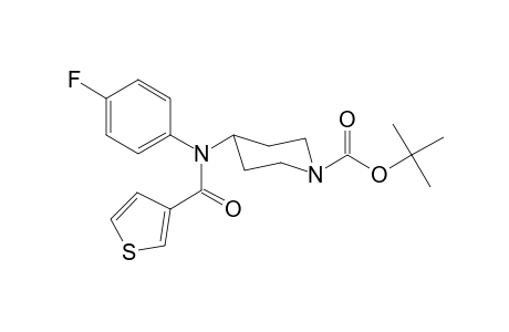 tert-Butyl-4-[(4-fluorophenyl)(thiophene-3-carbonyl)amino]piperidine-1-carboxylate