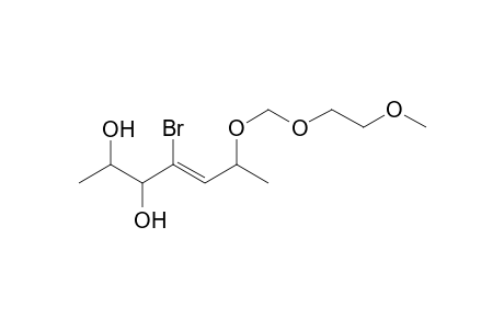 4-Bromp-6-[(2'-methoxyethoxy)methoxy]-4-heptene-2,3-diol