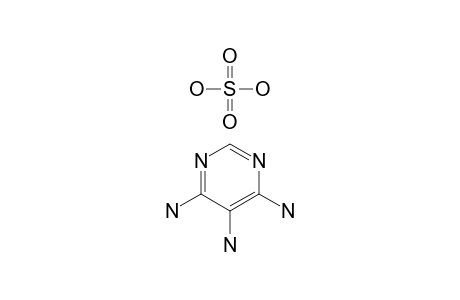 Sulfuric acid compound with 4,5,6-pyrimidinetriamine (1:1)