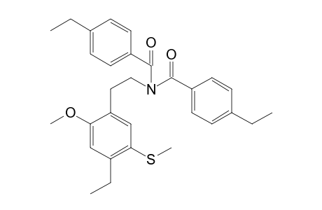 2C-5-TOET N,N-bis(4-ethylbenzoyl)