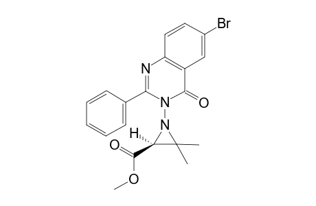 (S)-Methyl 1-[6-bromo-4(3H)-oxo-2-phenylquinazolin-3-yl]-3,3-dimethylaziridin-2-carboxylate