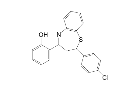 2-[2-(4-chlorophenyl)-2,3-Dihydro-1,5-benzothiazepin-4-yl]phenol