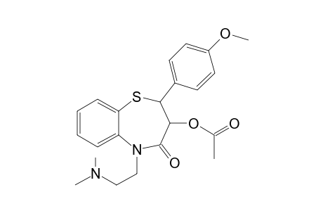 5-[2-(Dimethylamino)ethyl]-2-(4-methoxyphenyl)-4-oxo-2,3,4,5-tetrahydro-1,5-benzothiazepin-3-yl acetate