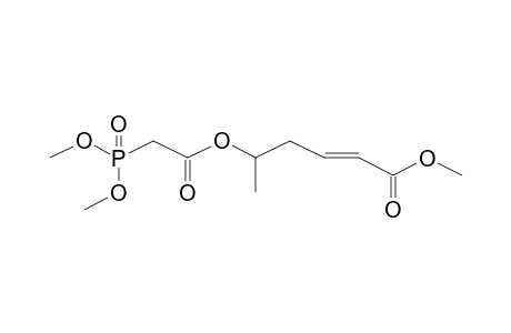(E)-5-(2-dimethoxyphosphoryl-1-oxoethoxy)-2-hexenoic acid methyl ester