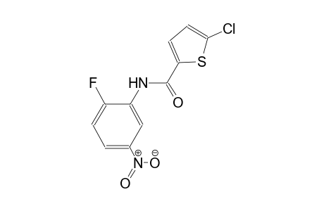 5-chloro-N-(2-fluoro-5-nitrophenyl)-2-thiophenecarboxamide