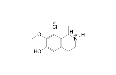 (1S)-6-hydroxy-7-methoxy-1-methyl-1,2,3,4-tetrahydroisoquinolinium chloride